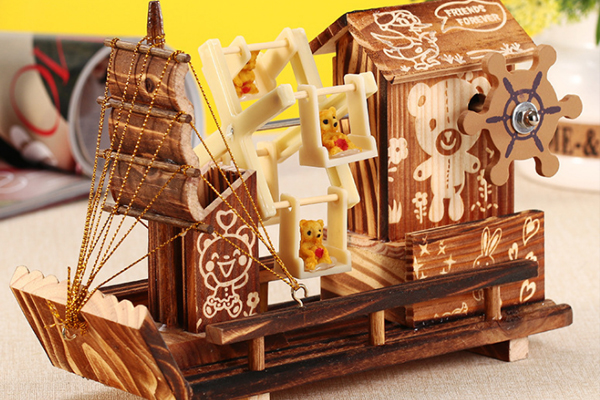 激光切割帆船工藝品 激光切割帆船工藝品