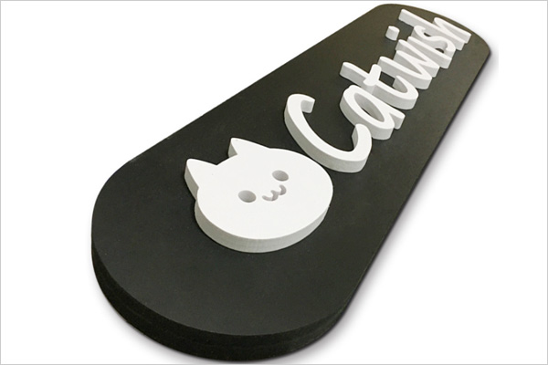 pvc廣告雕刻機加工的招牌 pvc廣告雕刻機加工的招牌