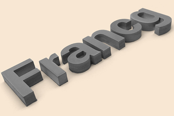 廣告雕刻機加工好的PVC字 廣告雕刻機加工好的PVC字