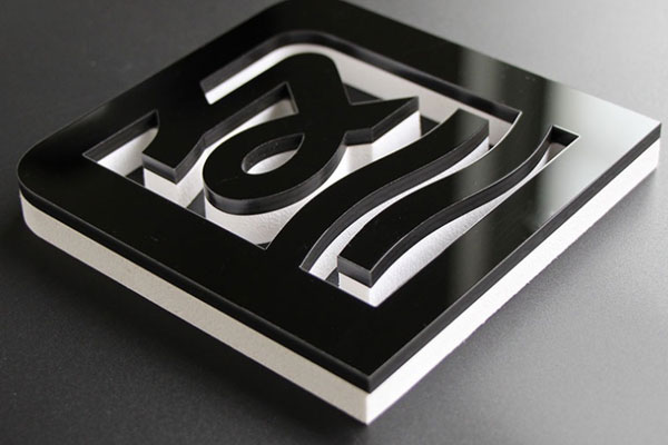 雕刻機加工的廣告字 雕刻機加工的廣告字