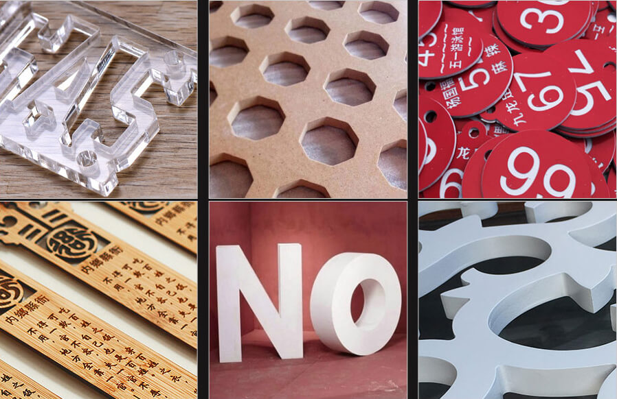 廣告雕刻機加工的材料 廣告雕刻機加工的材料