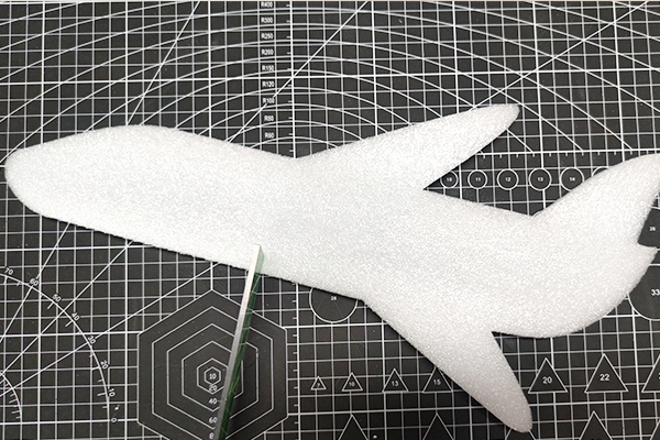 得馬Z3高速巡邊雕刻機切割的珍珠棉 得馬Z3高速巡邊雕刻機切割的珍珠棉