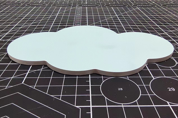 Z3高速巡邊雕刻機加工的PVC板 Z3高速巡邊雕刻機加工的PVC板