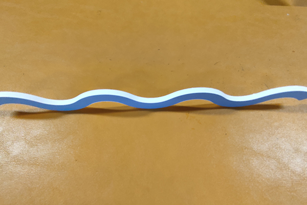 得馬Z3高速巡邊雕刻機加工的PVC 得馬Z3高速巡邊雕刻機加工的PVC