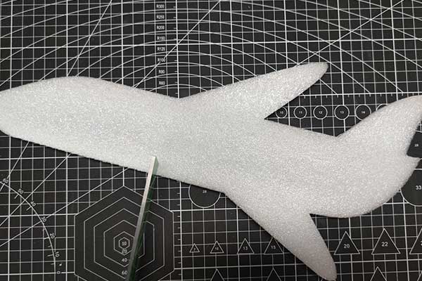 得馬Z3高速巡邊雕刻機切的PP棉 得馬Z3高速巡邊雕刻機切的PP棉