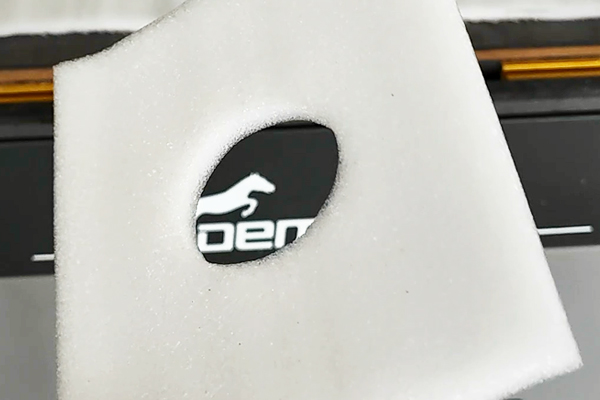 得馬廣告字雕刻機切割的珍珠棉 得馬廣告字雕刻機切割的珍珠棉