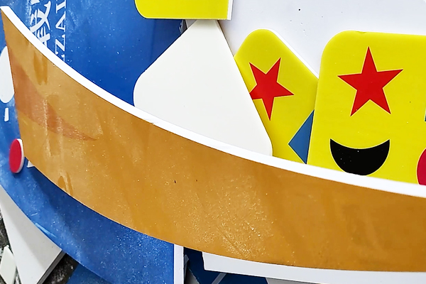 得馬廣告雕刻機(jī)加工的PVC板 得馬廣告雕刻機(jī)加工的PVC板